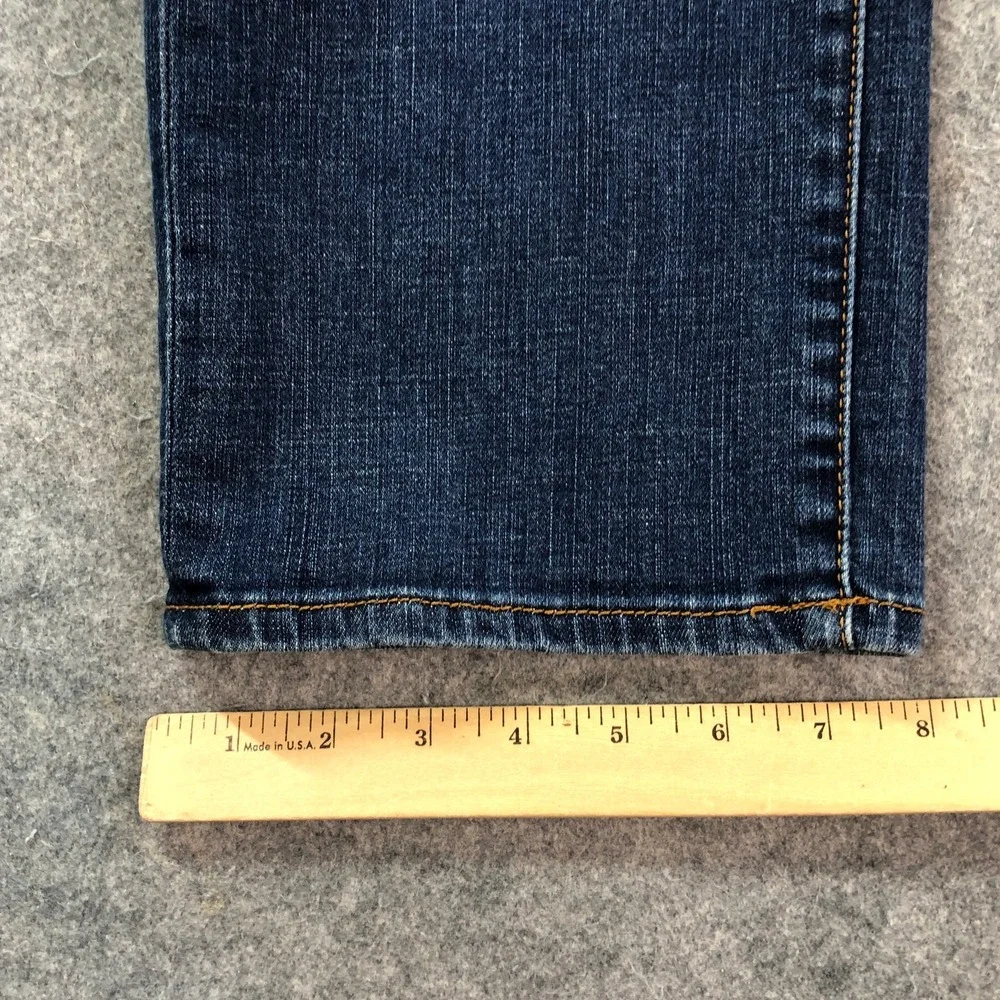 Lucky Brand Mens Athletic Slim Jeans 36x30 Blue Medium Wash Whiskered Denim